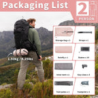 Cloud Up 2 Person Backpacking Tent Waterproof Double