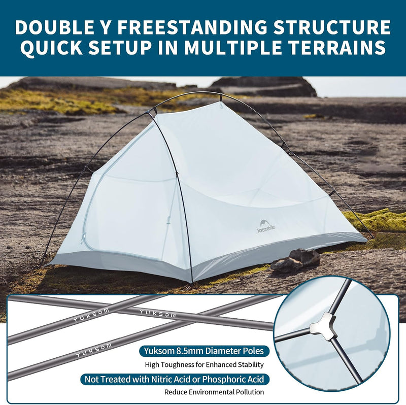 Cloud Up 2 Person Backpacking Tent Waterproof Double