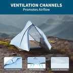 Cloud Up 2 Person Backpacking Tent Waterproof Double