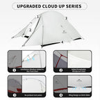 Cloud Up Ultralight Camping Tent Backpacking