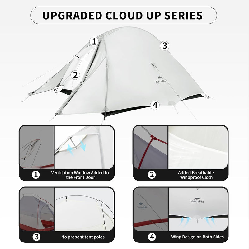 Cloud Up Ultralight Camping Tent Backpacking