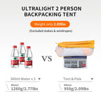 Cloud Up Ultralight Camping Tent Backpacking