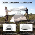 Cloud Up Ultralight Camping Tent Backpacking