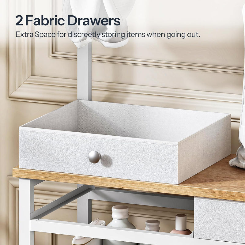 Coat and Shoe Rack with Storage Hall Tree