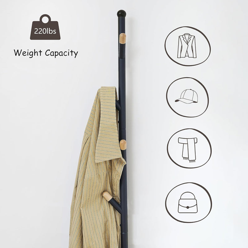 Coat Rack 3 in 1 Stand with Shoe
