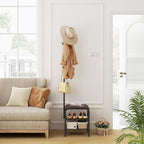 Coat Rack 3 in 1 Stand with Shoe