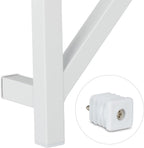 Coat Rack 8 Hooks Wall-Mounted Modern for Hats
