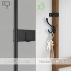 Coat Rack Bamboo Hall Tree Entryway Shoe Bench