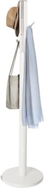 Coat Rack Flip Down Clothing 9 Hooks Natural