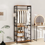 Coat Rack Garment on Wheels Freestanding Stand
