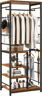 Coat Rack Garment on Wheels Freestanding Stand