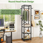 Coat Rack Garment on Wheels Freestanding Stand