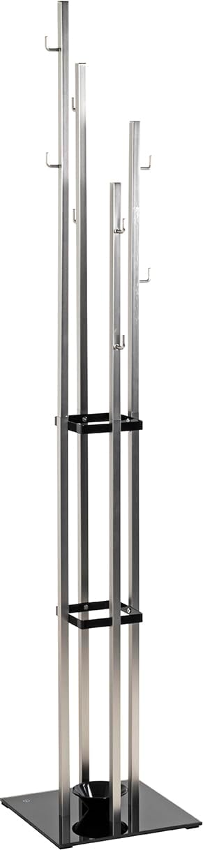Coat Rack in Stainless Steel Finish Metal 8