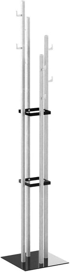 Coat Rack in Stainless Steel Finish Metal 8