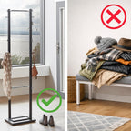 Coat Rack in Stainless Steel Finish Metal 8