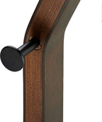 Coat Rack Metal Wood Modern Design 3 Hooks