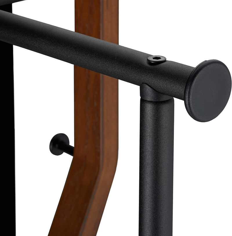 Coat Rack Metal Wood Modern Design 3 Hooks