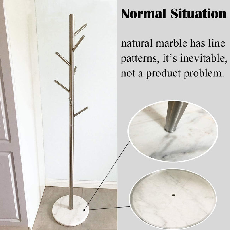 Coat Rack Stand Super Sturdy Metal Tree Clothes