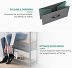 Coat Rack Stand with Shoe Storage Floorstanding Hall