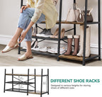 Coat Rack Stand with Shoe Storage Tall Hall