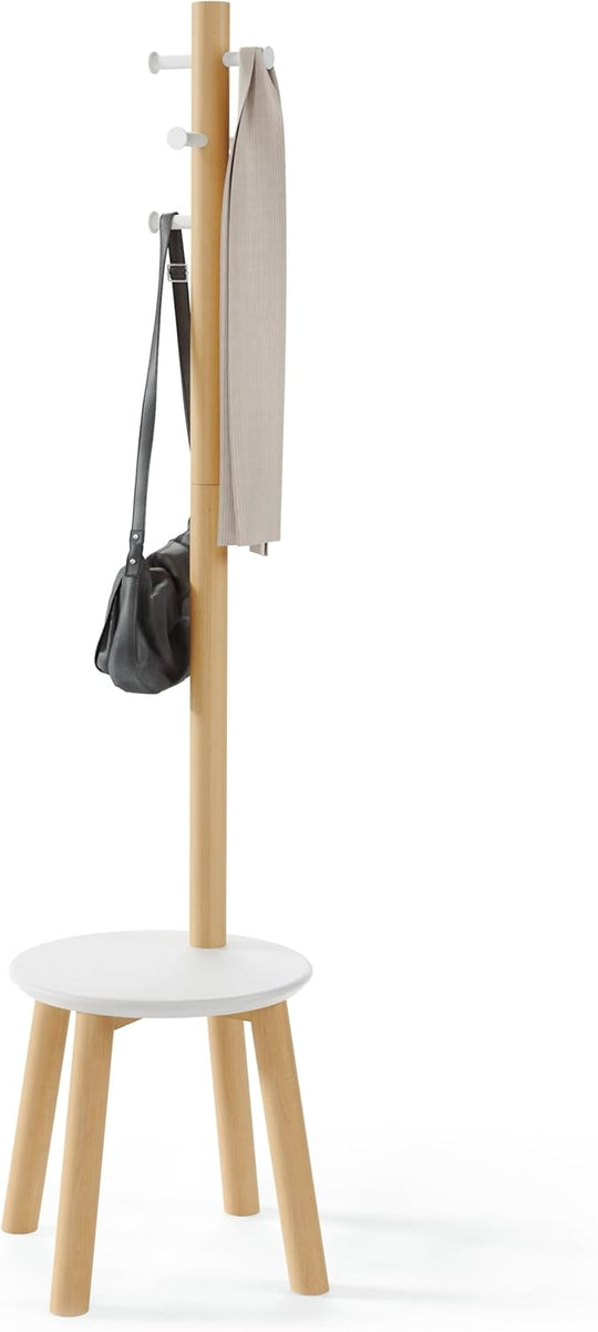 Coat Rack Stool Clothing Organiser Umbrella Holder