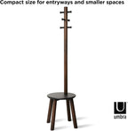 Coat Rack Stool Clothing Organiser Umbrella Holder