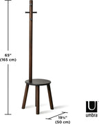 Coat Rack Stool Clothing Organiser Umbrella Holder