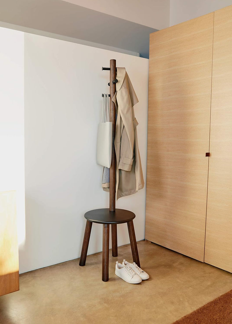 Coat Rack Stool Clothing Organiser Umbrella Holder