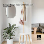 Coat Rack Stool Clothing Organiser Umbrella Holder