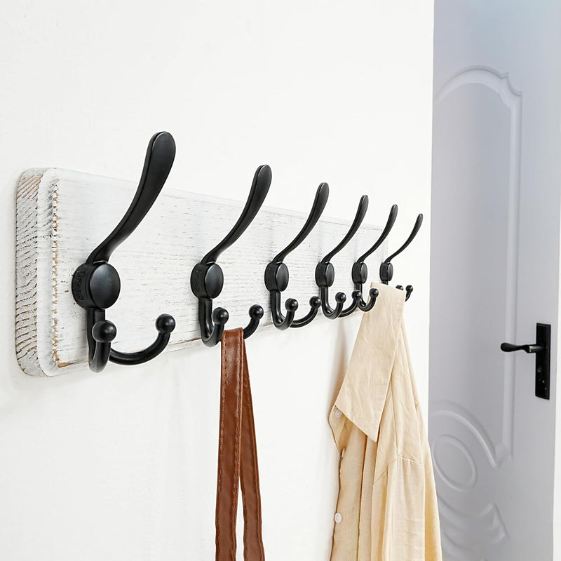 Coat Rack Wall Mount Patented Heavy-Duty (2 Pack)