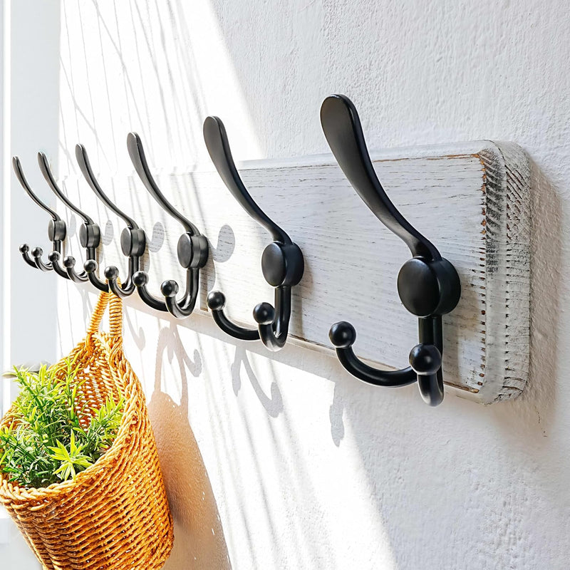 Coat Rack Wall Mount Patented Heavy-Duty (2 Pack)