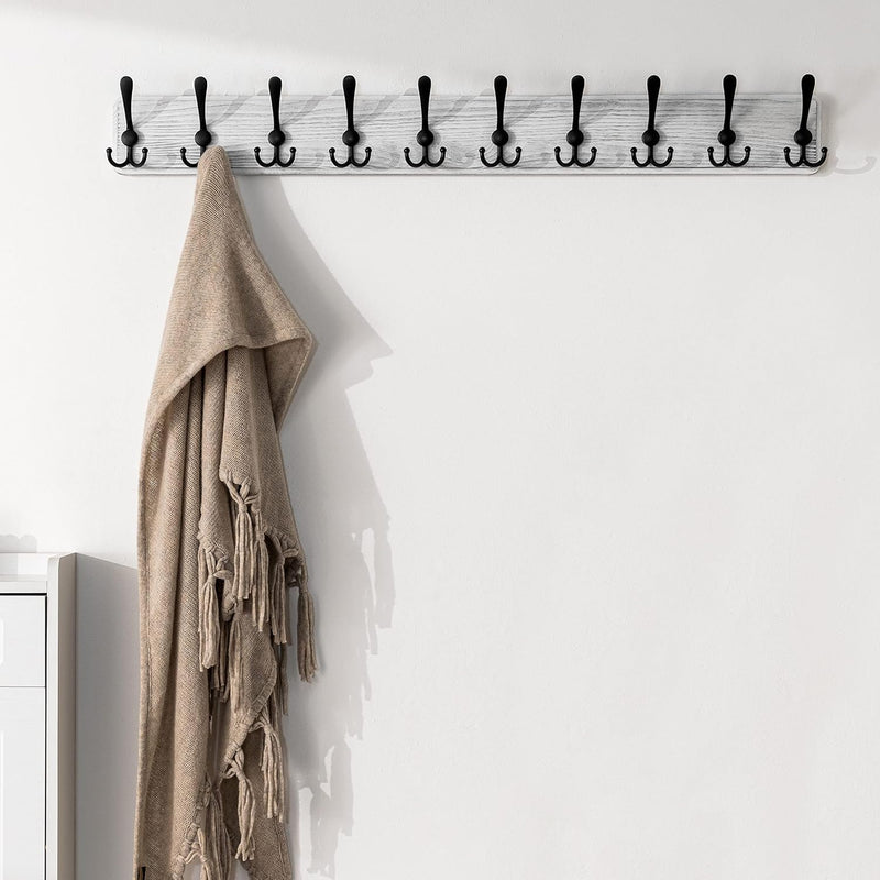 Coat Rack Wall Mounted 38.3' (2 Pack)