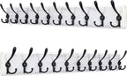 Coat Rack Wall Mounted 38.3' (2 Pack)