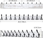 Coat Rack Wall Mounted 38.3' (2 Pack)