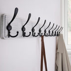 Coat Rack Wall Mounted 38.3' (2 Pack)