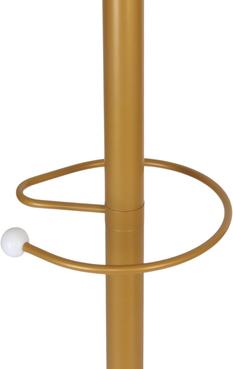 Coat Rack with Marble Base 16 Hooks Umbrella