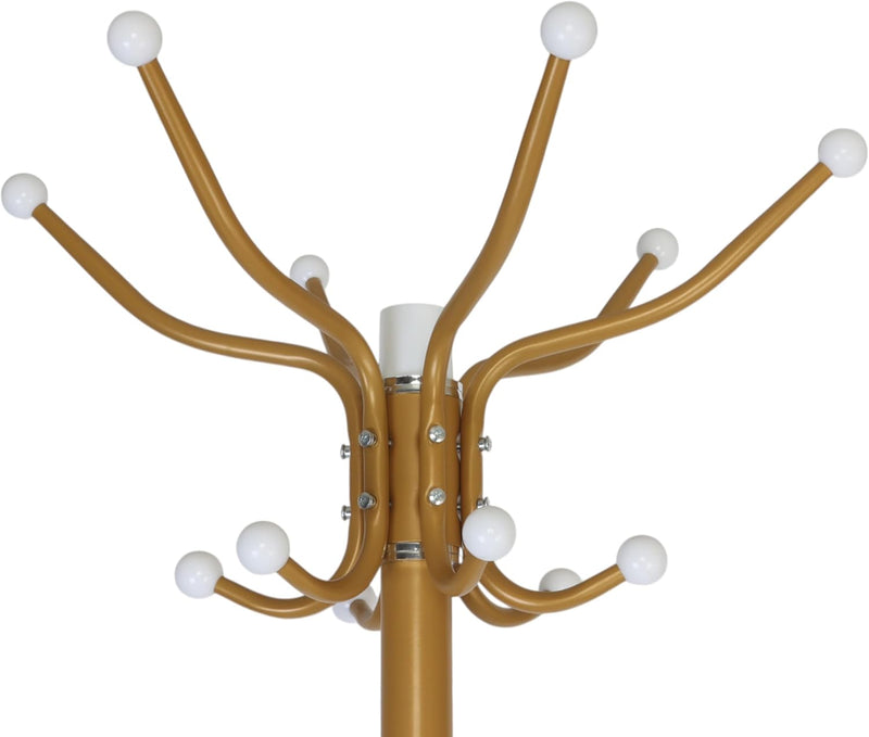 Coat Rack with Marble Base 16 Hooks Umbrella