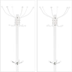 Coat Rack with Marble Base 16 Hooks Umbrella