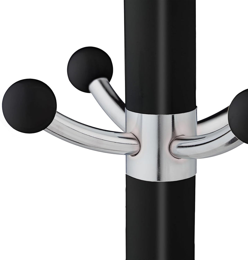 Coat Rack with Marble Base 16 Hooks Umbrella