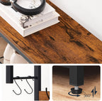 Coat Rack with Shoe Storage Bench Stand Hooks