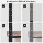 Coat Stand Rack with Shoe Storage Free Standing