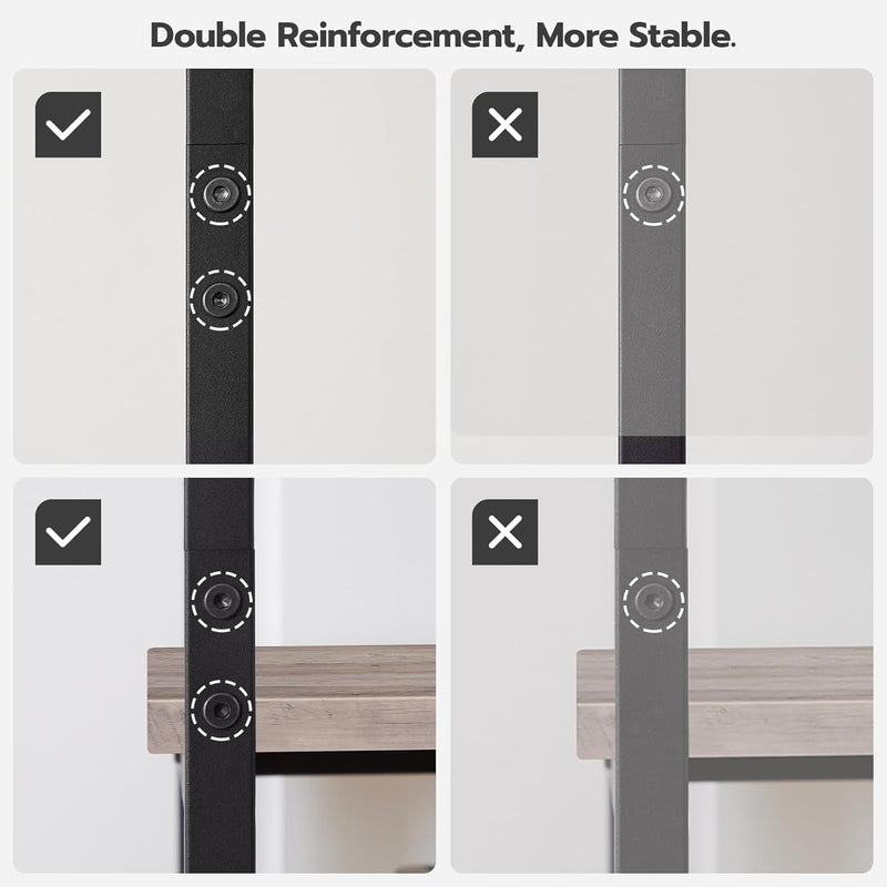 Coat Stand Rack with Shoe Storage Free Standing