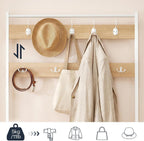 Coat Stand Rack with Shoe Storage Free Standing