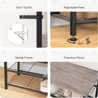 Coat Stand Rack with Shoe Storage Free Standing