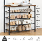 Coat Stand Rack with Shoe Storage Free Standing