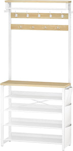 Coat Stand Rack with Shoe Storage Hall Tree