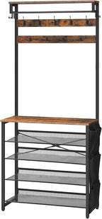 Coat Stand Rack with Shoe Storage Hall Tree