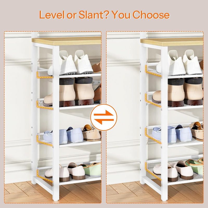 Coat Stand Rack with Shoe Storage Hall Tree