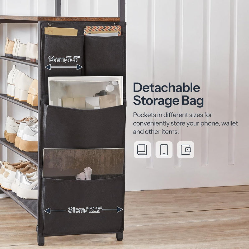 Coat Stand Rack with Shoe Storage Hall Tree