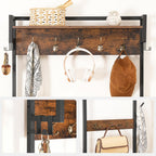 Coat Stand Rack with Shoe Storage Hallway